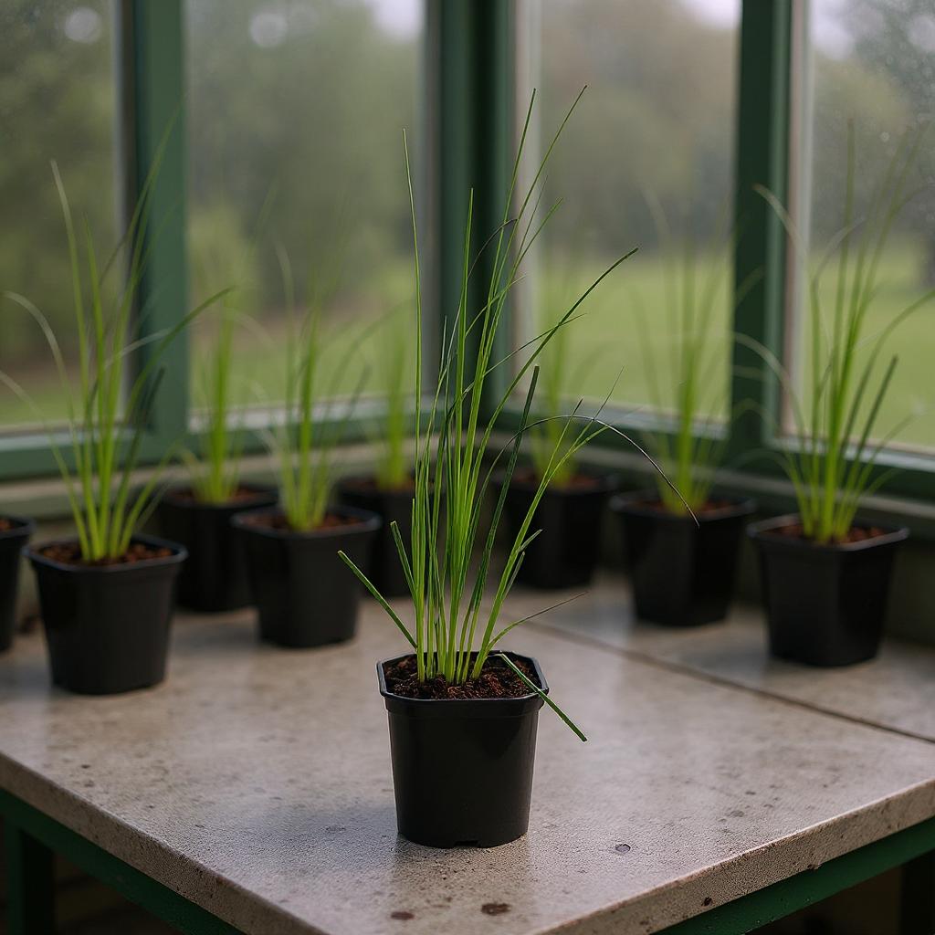Iarba de pampas roz (Cortaderia Selloana Rose) la 20-40cm - ghiveci