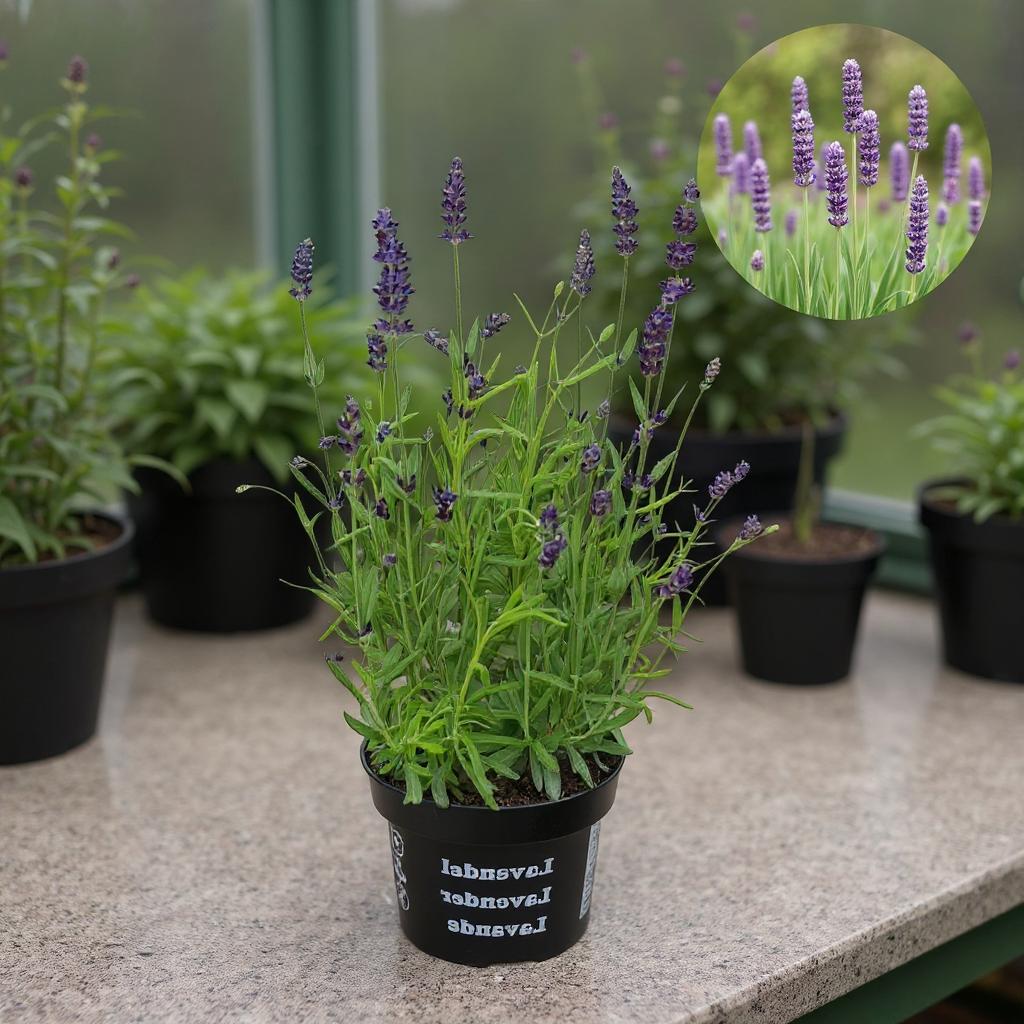 Lavanda Hidcote (Lavandula angustifolia) la ghiveci 2 ani